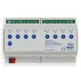 MDT AMI-0816.03 atuador de comutação KNX, 8 canais, 16/20 A, 230 V, 8 TE, calha DIN