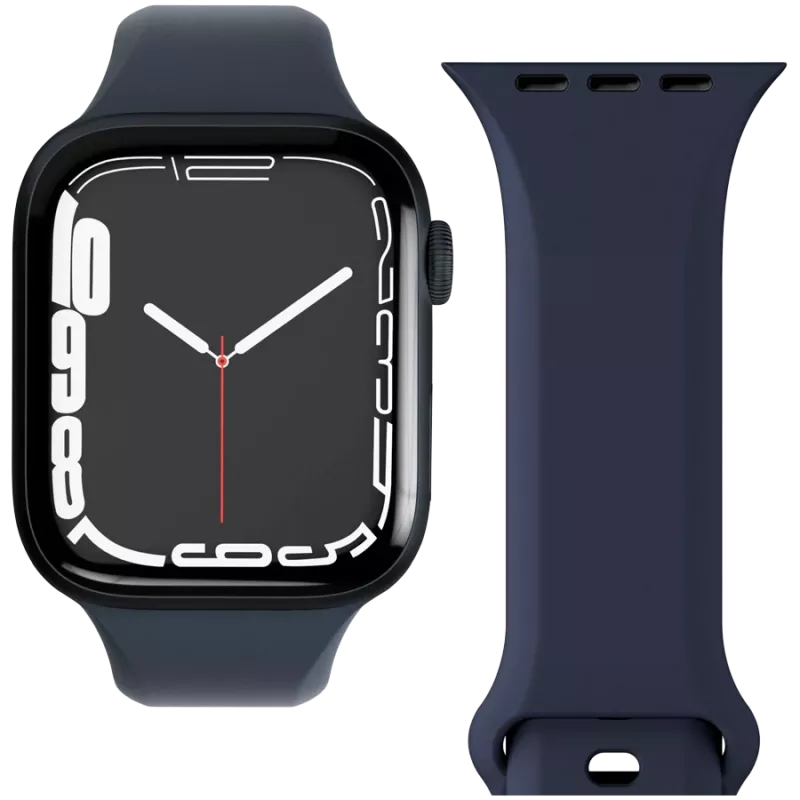 VONMÄHLEN Classic banda 2 para Apple Watch 44/45/46/49mm, navy