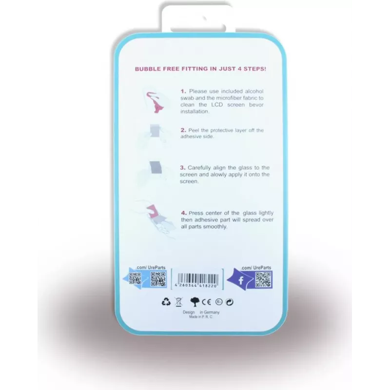 UreParts película protetora de ecrã em vidro temperado Premium para Apple iPhone X / XS / 11 Pro (160490)