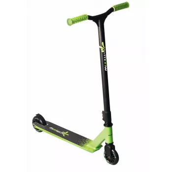 MUUWMI AU 399 trotinete stunt 100 mm preto/verde