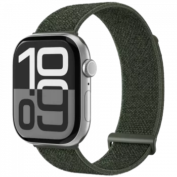 VONMÄHLEN Fitness Loop 2 40, 41, 42mm tamanho único, verde-azeitona