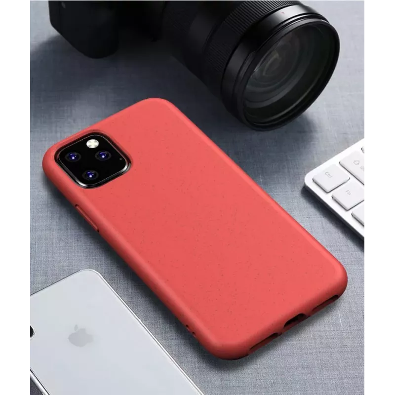 CYOO BioCase para iPhone 12 Pro / iPhone 12 6,1 polegadas - vermelho - capa rígida - biodegradável (CY121894)