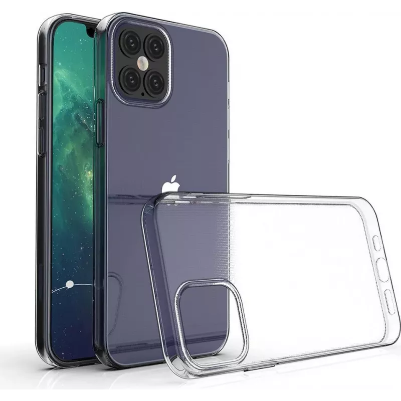 CYOO capa de silicone Ultra Slim para Apple iPhone 12 Pro Max 6,7 inch - preto (CY121998)