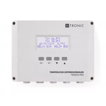 H-Tronic TDR 2004 PRO regulador de diferença de temperatura, -99 a +850 °C 1114770