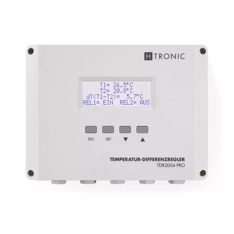 H-Tronic TDR 2004 PRO regulador de diferença de temperatura, -99 a +850 °C 1114770