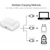 CY122590 estojo de carregamento de substituição para Apple AirPods 3.ª geração, carregamento sem fios e Lightning, branco