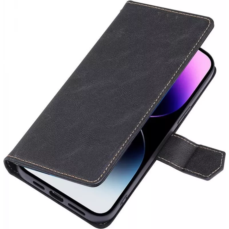 CYOO capa Premium BookCase Wallet para Apple iPhone 14 Pro Max – preto CY122794