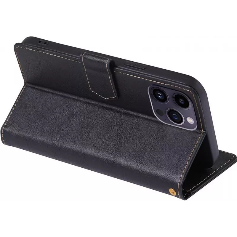 CYOO capa Premium BookCase Wallet para Apple iPhone 14 Pro Max – preto CY122794