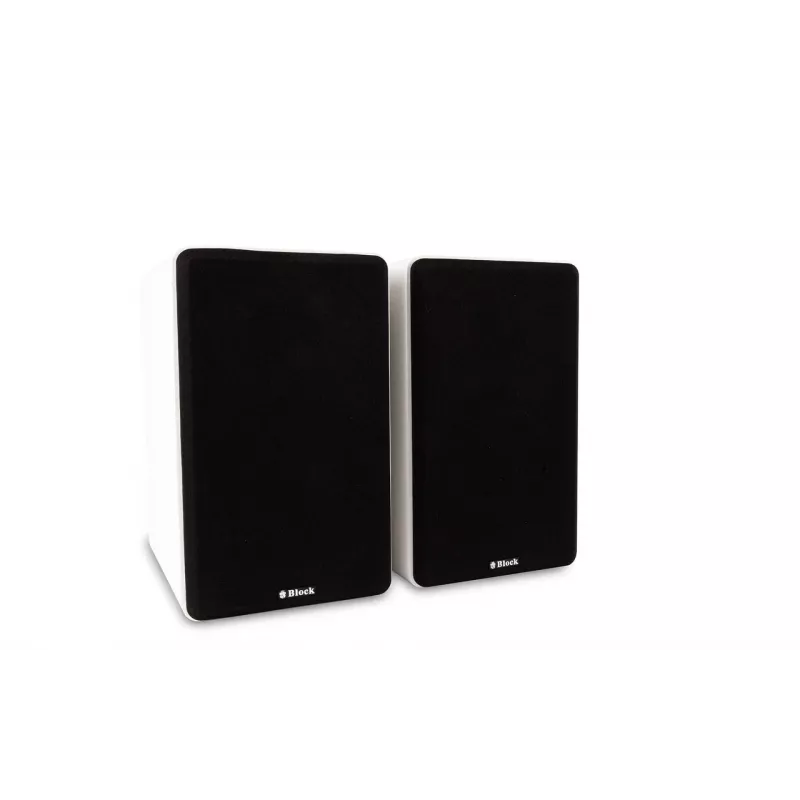 AUDIOBLOCK S-250 WS altifalante passivo de estante 2 vias, par, branco, 50 W RMS, 4 Ohm, bass reflex AB2701-004