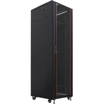 IT-BUDGET armário de servidor 19 polegadas SRK - 42U - 600x1000 mm - portas de vidro/aço - pré-montado - preto 99ITB19SRK42610GSNM