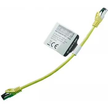 IT-BUDGET Cabo de rede Cat.8.1 S/FTP, 0,25 m, Amarelo, 40 Gbps, cobre maciço, LSZH, PoE+ 90ITBFLEX81PK025Y