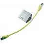 IT-BUDGET Cabo de rede Cat.8.1 S/FTP, 0,25 m, Amarelo, 40 Gbps, cobre maciço, LSZH, PoE+ 90ITBFLEX81PK025Y
