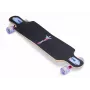 MUUWMI AU 560 Longboard Compact Cruiser Skateboard, rolamentos ABEC 7, rodas com LED, bordo canadiano de 7 camadas