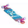 MUUWMI AU 560 Longboard Compact Cruiser Skateboard, rolamentos ABEC 7, rodas com LED, bordo canadiano de 7 camadas