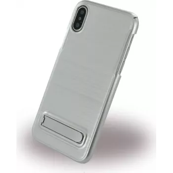 CYOO Brushed Stand Capa para Apple iPhone X / XS - Prateado
