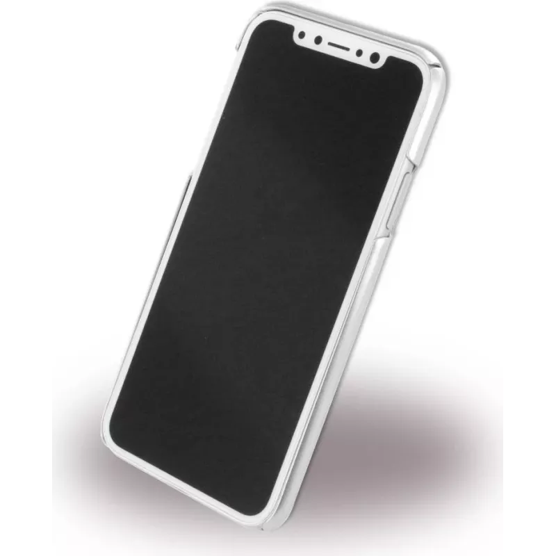 CYOO Brushed Stand Capa para Apple iPhone X / XS - Prateado