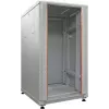 IT-BUDGET armário de rede 19 polegadas SRK - 18U - 600x1000 mm - porta de vidro/aço - pré-montado - cinzento claro 99ITB19SRK18610GGNM