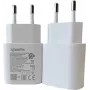 PowerRay PR-TA800EWE carregador de parede USB-C PD 18W, EU 2 pinos, branco, bulk