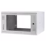 IT-BUDGET caixa de parede 19 polegadas T-STONE, 6U, 450 mm de profundidade, porta de vidro, com fechadura, branco (90ITBTSWV6545GW)