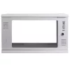 IT-BUDGET caixa de parede 19 polegadas T-STONE, 6U, 450 mm de profundidade, porta de vidro, com fechadura, branco (90ITBTSWV6545GW)