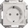 PowerRay tomada inteligente WiFi PR-SSO-01, sem moldura branco, 16A, controlo por app e voz, tipo F