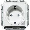 PowerRay tomada inteligente WiFi PR-SSO-01, sem moldura branco, 16A, controlo por app e voz, tipo F