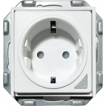 PowerRay tomada inteligente WiFi PR-SSO-01, sem moldura branco, 16A, controlo por app e voz, tipo F