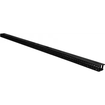 IT-BUDGET calha de cabos - montagem vertical ou horizontal - A 37,5 x L 50 mm - incl. material de montagem - preto - 1 metro (90ITBKKV100S)