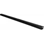 IT-BUDGET calha de cabos - montagem vertical ou horizontal - A 37,5 x L 50 mm - incl. material de montagem - preto - 1 metro (90ITBKKV100S)