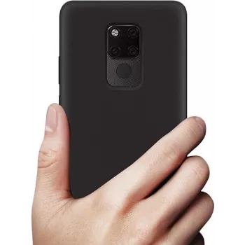 CYOO Capa de Silicone Líquido Premium para Huawei Mate 20 Pro - Preto
