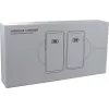 CYOO CY120899 Base de Carregamento por Indução Dupla para Telemóvel Mini – Branco – Padrão Qi