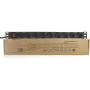 PDU Schuko de 9 tomadas Liebernetz 19 polegadas com interruptor, alumínio, preto 90LNSDL199SS