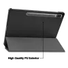 MRDISC capa flip para Samsung Galaxy Tab S9 5G – preto TPU (MG-FlipSGTABS95GSW)