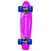 NORULES No Rules AU 349 mini cruiser skateboard com rodas luminosas, rosa
