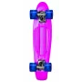 NORULES No Rules AU 349 mini cruiser skateboard com rodas luminosas, rosa