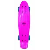 NORULES No Rules AU 349 mini cruiser skateboard com rodas luminosas, rosa