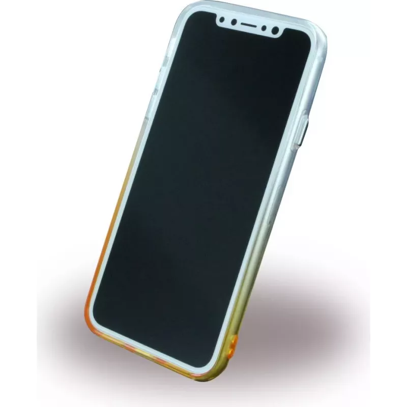 CYOO capa de silicone macio Ruber para Apple iPhone X – dourado