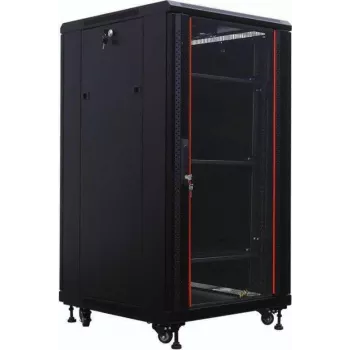 Rack de servidor IT-BUDGET 19 polegadas SRK 27U 600x1000 mm Flatpack preto 90ITB19SRK27610GSN
