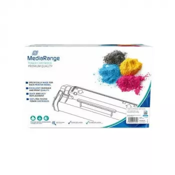 MediaRange MRHPTCE401A Tinteiro de toner ciano, compatível, 6000 páginas, para HP LaserJet Enterprise 500 M551/M570/M575