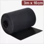 Quadrios 24CA312 Rolo de fita de velcro 3 m x 10 cm preto