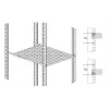 Prateleira fixa para rack IT-BUDGET 19 polegadas 0,5U 350 mm de profundidade 80 kg cinzento claro 12WZ82648002350011