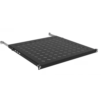 Base para equipamento IT-BUDGET 19 polegadas 0,5U altura 350 mm profundidade 80 kg capacidade de carga preto 12WZ82648002350161