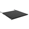 Base para equipamento IT-BUDGET 19 polegadas 0,5U altura 550 mm profundidade 80 kg capacidade de carga preto 12WZ82648004550161