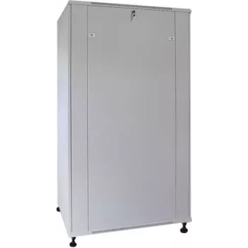 Armário de rede IT-BUDGET 19 polegadas SRK - 22U - 600x800 mm - porta de vidro/maciça - Flatpack - cinzento claro 90ITB19SRK2268GGN