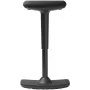 TRENDOFFICE BY DAUPHIN Banco giratório to-swift preto (assento em tecido, estrutura em alumínio polido, regulação de altura 420-550 mm) 9299KGSFWKGSS73GSR10UGS165033