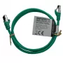 IT-BUDGET cabo de patch Cat.8.1 S/FTP de cobre maciço, 1m, verde, 40Gbps, LSZH, PoE+ 90ITBFLEX81PK1GR