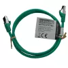 IT-BUDGET cabo de patch Cat.8.1 S/FTP de cobre maciço, 1m, verde, 40Gbps, LSZH, PoE+ 90ITBFLEX81PK1GR