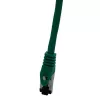 IT-BUDGET cabo de patch Cat.8.1 S/FTP de cobre maciço, 1m, verde, 40Gbps, LSZH, PoE+ 90ITBFLEX81PK1GR