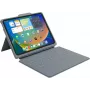 B2Bworkplace capa de teclado rugged smart com Smart Connector para iPad 11 (2025) & 10.9 (2022), cinzento/transparente, QWERTZ