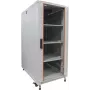 IT-BUDGET Conjunto completo de rack de servidor SRK 19 polegadas - 27U, 600x1000 mm, portas de vidro/maciças, 4 ventoinhas ativas, PDU, prateleiras, Cinzento claro 90ITB19SRK27610GG